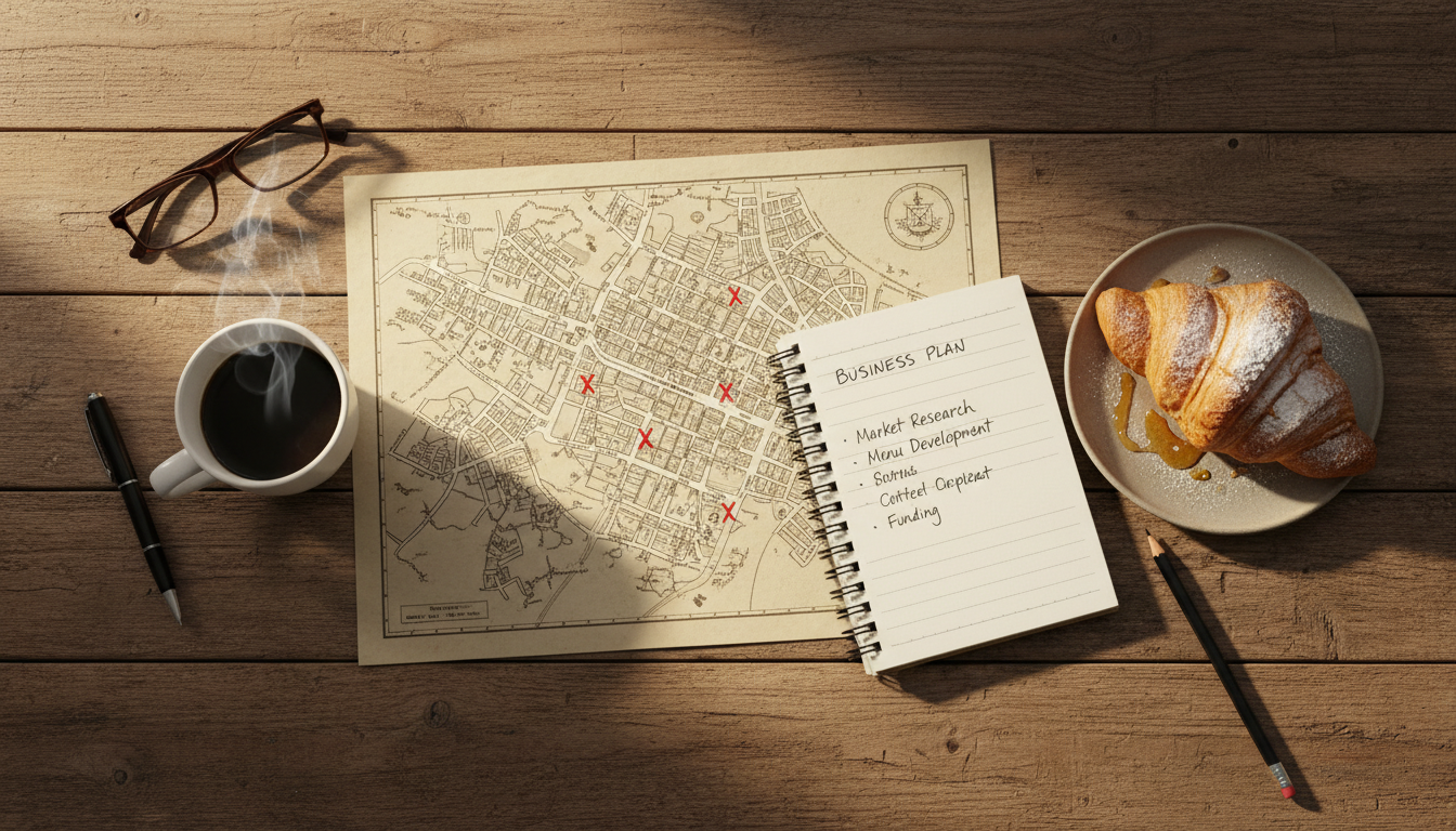 Стратегический план выбора локации для кофейни